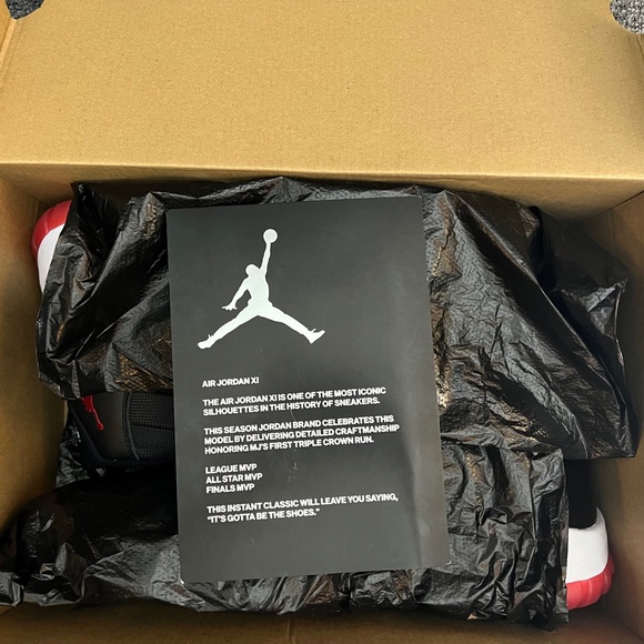 NIKE 2019 Air Jordan 11 Retro Playoffs Bred 9.5 NIB
